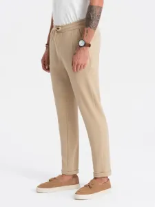 Ombre Clothing Trousers Beige