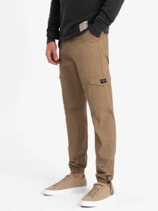 Ombre Clothing Trousers Brown