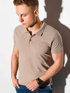 Ombre Clothing Polo Shirt Brown #1753338