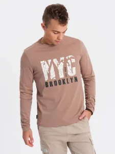 Ombre Clothing T-shirt Brown #1889367
