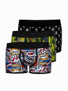 Ombre Clothing Boxers 3 Piece Black #1673012