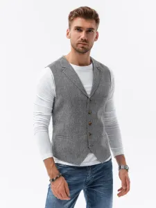 Ombre Clothing Vest Grey