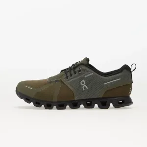 On Running Mens Cloud 5 Waterproof Sneakers Green UK 10 Khaki