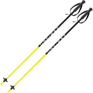 One Way Junior Poles Yellow/Black 100 cm Ski Poles