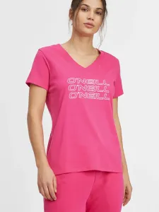 O'Neill Triple Stack V-Neck T-shirt Pink