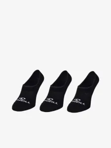O'Neill Footie Set of 3 pairs of socks Black #1388221