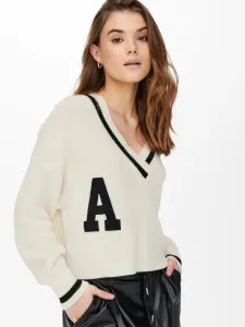 ONLY Coleen Sweater White