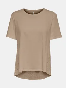 ONLY Mette T-shirt Brown