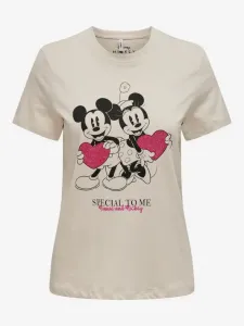 ONLY Mickey T-shirt Beige