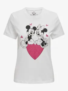 ONLY Mickey T-shirt White #1837206