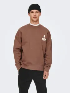 ONLY & SONS Toby Sweatshirt Brown