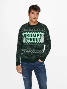 ONLY & SONS X-mas Sweater Green