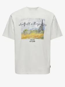 ONLY & SONS Art T-shirt White