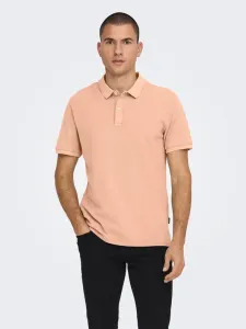 ONLY & SONS Travis Polo Shirt Orange #1390246