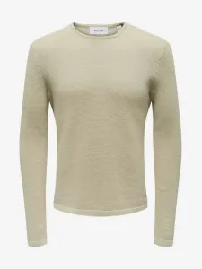ONLY & SONS Panter Sweater Beige