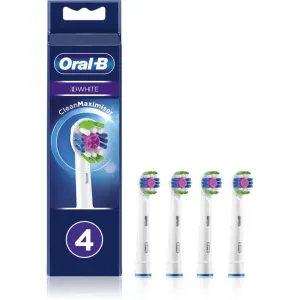 Oral B 3D White CleanMaximiser toothbrush replacement heads 4 pc