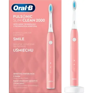 Oral B Pulsonic Slim Clean 2000 Pink Sonic Electric Toothbrush Pink #262850