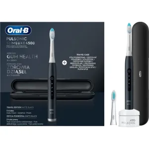 Oral B Pulsonic Slim Luxe 4500 Matte Black Sonic Toothbrush Matte Black #1150702