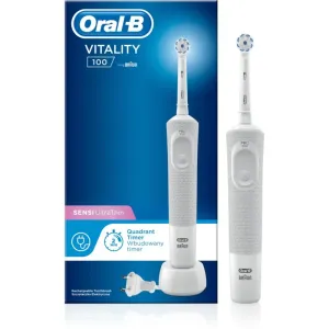 Oral B Vitality 100 Sensi UltraThin D100.413.1 White electric toothbrush 1 pc