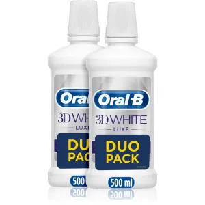 Oral B 3D White Luxe mouthwash 2x500 ml