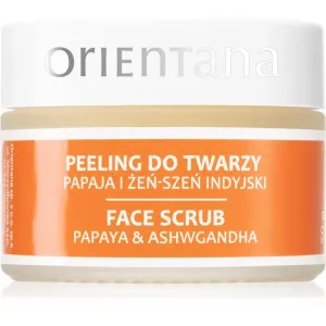 Orientana Papaya & Ashwagandha Face Scrub hydrating face mask 50 g