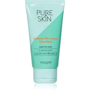 Oriflame Pure Skin cleansing clay face mask to treat skin imperfections 50 ml