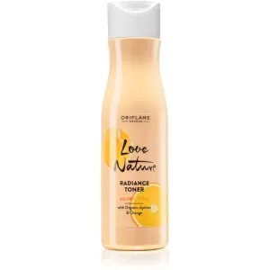 Oriflame Love Nature Organic Apricot & Orange brightening face toner for hydration and pore minimising 150 ml