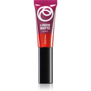 Oriflame OnColour matt liquid lipstick shade Fiery Red 8 ml