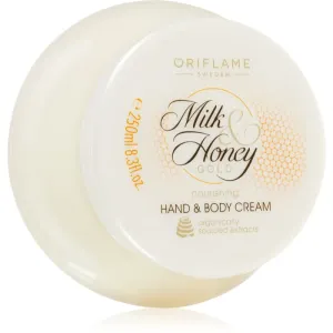 Oriflame Milk & Honey Gold nourishing cream for hands and body 250 ml