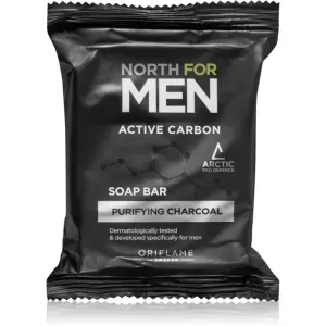 Oriflame North for Men Active Carbon cleansing bar with activated charcoal 100 g