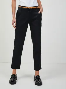 Orsay Chino Trousers Black #137739
