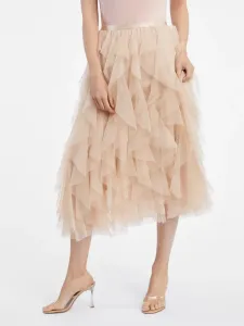 Orsay Skirt Beige #1667946