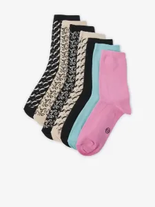 Orsay Socks 7 pairs Black
