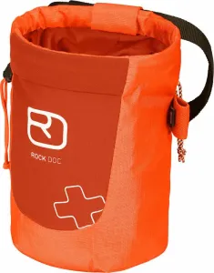 Ortovox First Aid Rock Doc Burning Orange Bag and Magnesium for Climbing