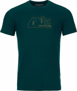 Ortovox 140 Cool Vintage Badge T-Shirt M Dark Pacific XL T-Shirt
