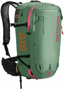 Ortovox Ascent 38 S Avabag Green Isar Ski Travel Bag