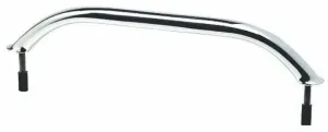Osculati Oval pipe handrail Stainless Steel external screws 220 mm #1215476
