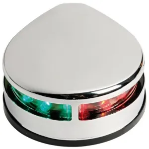 Osculati Evoled Bicolor navigation light polished Stainless Steel body #14147