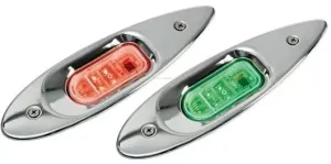 Osculati Evoled Eye low consumption LED navigation lights Stainless Steel #14148