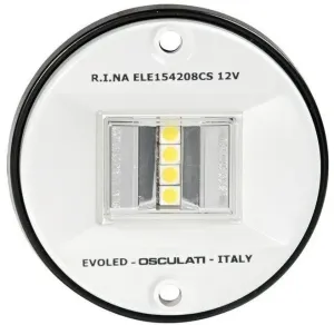 Osculati Evoled navigation light 135° stern white ABS #14144