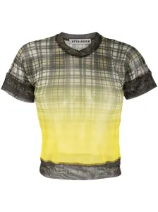 OTTOLINGER - Checked Cropped T-shirt