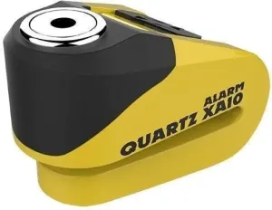 Oxford Quartz Alarm XA10 Yellow-Black Motorcycle Lock #18890
