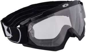 Oxford Assault Pro OX200 Glossy Black/Clear Motorcycle Glasses