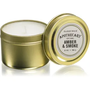 Paddywax Apothecary Amber & Smoke scented candle in a tin 56 g #247458