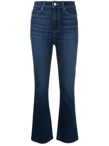 PAIGE - Flared Cropped Denim Jeans