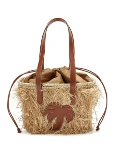 PALM ANGELS - Raffia Basket Bag #1649554