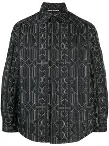 PALM ANGELS - Monogram Quilted Overshirt #1649805
