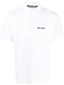 PALM ANGELS - Embroidered Logo Cotton Polo Shirt #1652923