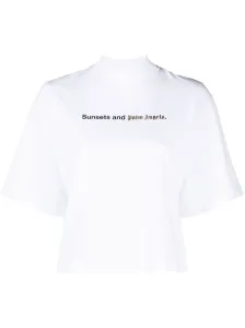 PALM ANGELS - Sunset Cotton T-shirt