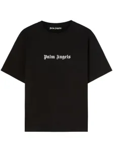 PALM ANGELS - Logo Cotton T-shirt
